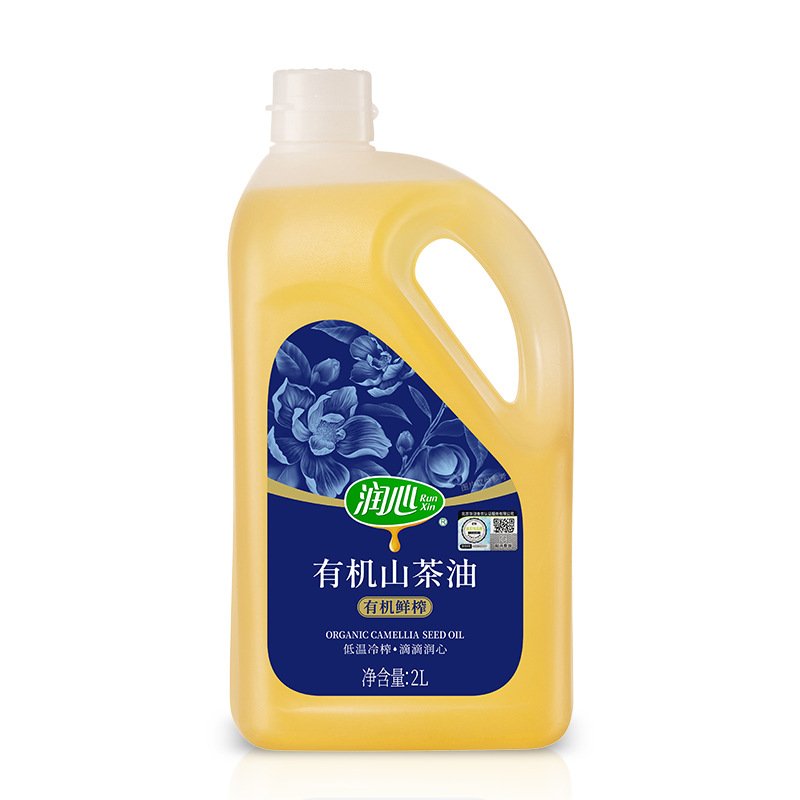 Runxin 2L Organic Cold-Pressed Camellia Oil润心2L有机鲜榨山茶油