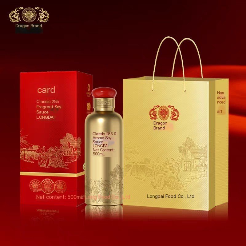 Dragon Brand Classic 285 Soy Sauce 500ml Large Gold Bottle
龍牌經典285醬油500ml大金瓶