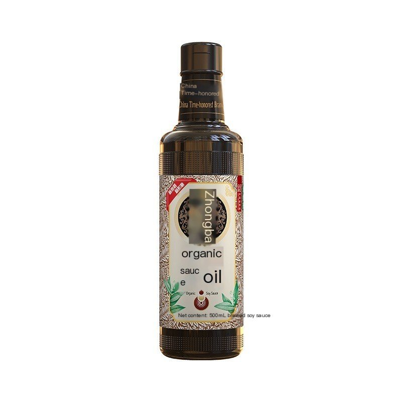 Zhongba Organic Premium Soy Sauce, Zero Additives (500ml)
清香园中坝有机特级酱油500ml，0添加酿造酱油