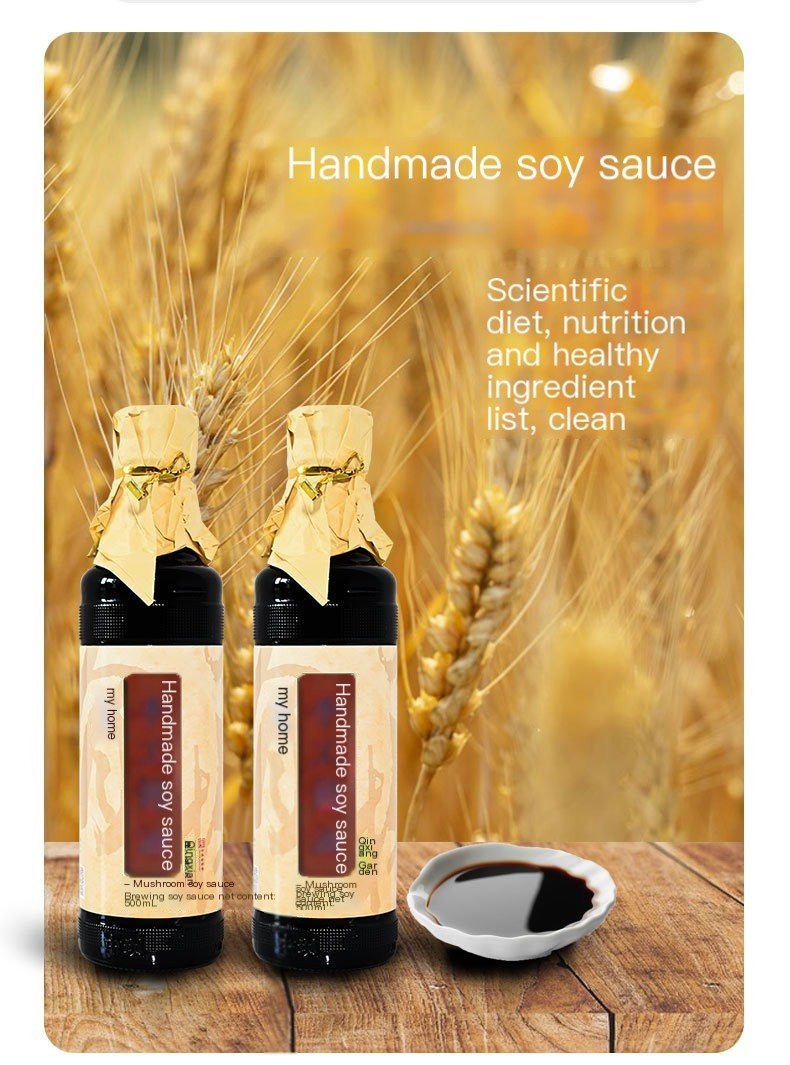 Zhongba Time-honored Brand First Extraction Soy Sauce, Handmade Premium (500ml x 2)
中坝中华老字号手工酱油500ml x2 特级头道酿造酱油