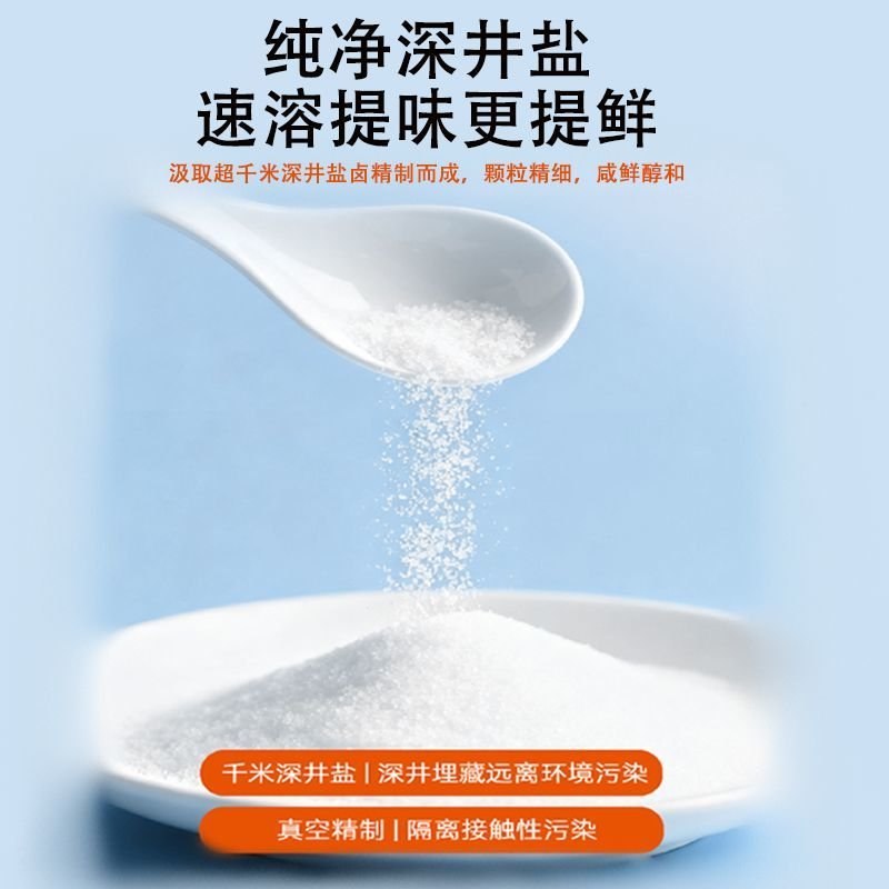 【Zigong Well Salt】Jiuda Deep Well Salt Intangible Cultural Heritage Edible Salt Kilo-meter Deep Well Iodized Edible Salt 350g