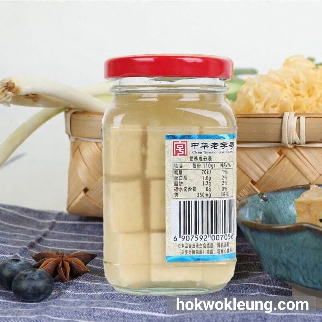 Wangzhihe Refined White Fermented Tofu (White Fang) 240g Jar
王致和精製白腐乳（白方）240g瓶裝
वांगझीहे परिष्कृत सफेद किण्वित टोफू (सफेद फांग) - 240 ग्राम की बोतल
Wangzhihe Tofu fermentado blanco refinado (Fang blanco) - Frasco de 240 g