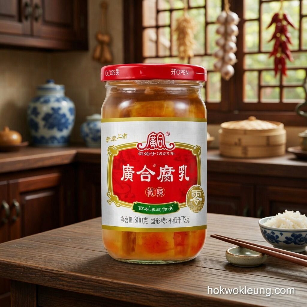 Guanghe Fermented Tofu (White / Mild Spicy) 300g Jar
廣合腐乳300g瓶裝
गुआंगहे किण्वित टोफू (सफेद / हल्का मसालेदार) 300g की बोतल
Guanghe Tofu fermentado (blanco / ligeramente picante) Frasco de 300 g